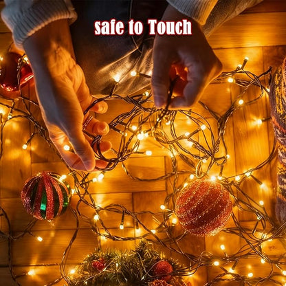 2026 New Voice Control 88ft 240LED Smart String Lights Outdoor/Indoor | String Lights with Remote, 12Modes, 7Voice Commands & Timers, Christmas Twinkle Light for Xmas Tree Decor (Warm White)