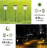 11 Pack Solar Lights for Outside, Super Bright Solar Pathway Lights Waterproof,Up to 14 Hrs Auto On/Off Garden | Lumora