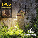 Solar Watering Can Garden Lights - Solar Lights Outdoor Garden Ornaments Waterproof Large Yard Statues Retro Copper | Lumora
