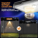 Solar Fence Lights Outdoor, 7 Fixed Colors ＆ Color Changing IP65 Waterproof Solar Powered Lights for | Lumora