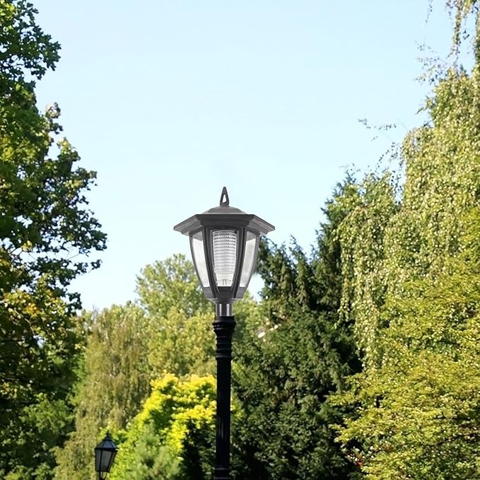 Solar Path Lights Outdoor Garden Solar Walkway Lights Medium Vintage LED Landscape Lighting for Yard Patio Lawn Decoration