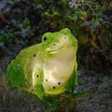 TIJNN Solar Frog Lights Deck Decorative Lighting Statue Lawn Patio Backyard Outdoor Garden Decoration Housewarming | Lumora
