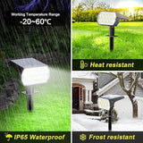 Solar Spot Lights Outdoor Waterproof IP65, [6 Pack/52 LED] 2-in-1 Solar Landscaping Spotlights, 3 Lighting Modes | Lumora