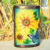 Hanging Solar Lantern Outdoor Waterproof LED Solar Lights Sunflower Decorative Solar Lanterns Tabletop Lamp for | Lumora