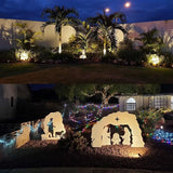 TOVEENEN LED Outdoor Landscape Spotlight 120V 12W Waterproof Spot Lights for Yard House Garden Christmas Lighting | Lumora