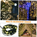 Solar LED Strip Light Warm White Outdoor Solar String Lights LEDs Flexible Decorative Lighting for Garden Bedroom | Lumora