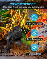 SUNVIE Dusk to Dawn Outdoor Lighting 120V LED Spot Lights Outdoor Landscape Spotlights with Photocell Sensor | Lumora
