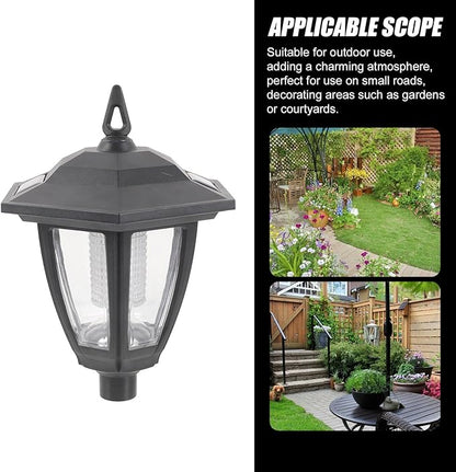 Solar Pathway Lights Outdoor Decorative LED Garden Lawn Driveway Lights Medium Vintage Solar-Powered Landscape Lamps for Courtyard Patio