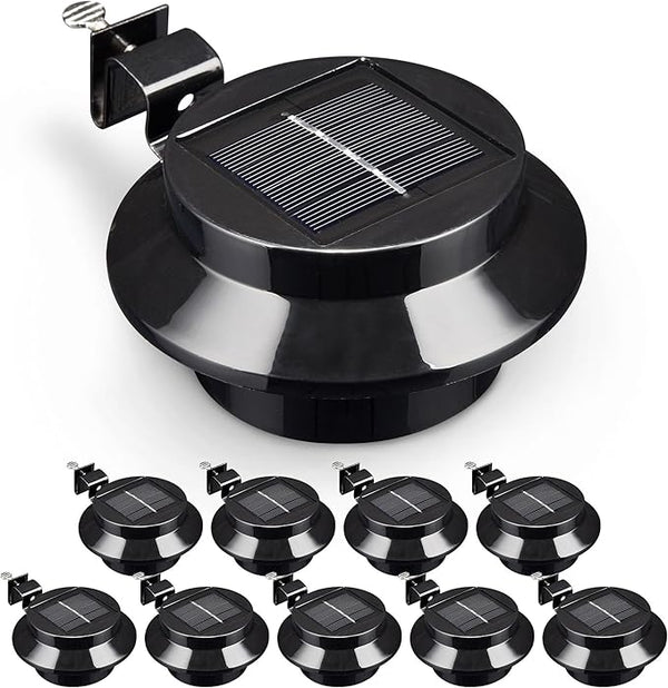 Yescom LED Solar Gutter Light Waterproof Outdoor Garden Fence Wall Lights 10 Packs | Lumora