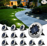 Mini Solar Ground Lights 12 Pack, Solar Lights Outdoor Waterproof, Solar Garden Lights Outdoor Landscape Lighting | Lumora