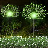 YOTOZU 2 PCS Solar Firework Light, Outdoor Solar Garden Decorative Lights 120 LED Powered 40 Copper Wires String | Lumora