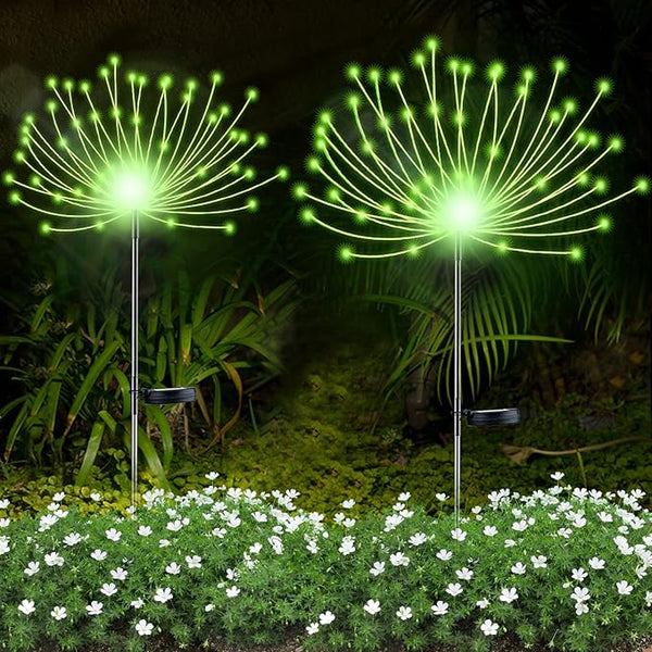 YOTOZU 2 PCS Solar Firework Light, Outdoor Solar Garden Decorative Lights 120 LED Powered 40 Copper Wires String | Lumora