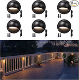 Low Voltage Deck Lights - 12V Landscape Step Lights Outdoor, 5 Color Temperature Dimmable, IP65 Waterproof | Lumora