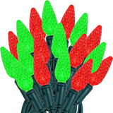 Novelty Lights 24FT 70 LED C6 LED Christmas Light String, Outdoor Christmas Tree Permanent Commercial Grade | Lumora