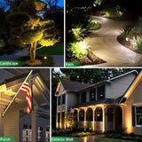 wowlite Landscape Spotlights Outdoor, 12V Low Voltage Landscape Lighting Fixture with 5W MR16 LED Bulb, Black | Lumora