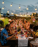 GANA Outdoor String Lights, Patio Lights 48FT CRI 96+, 2200K 12V Safety Voltage, 15 E26 Hanging Sockets, LED | Lumora