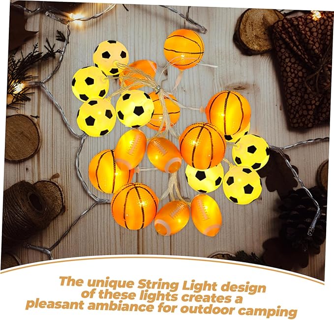 Ciieeo Sports Led String Lights for Indoor and Outdoor Decor for Camping Weddings and Parties Lightweight and Portable Consistent Illumination