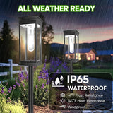 8 Pack Solar Pathway Lights Outdoor,IP65 Waterproof - Bright Solar Lights Outdoor,Auto On/Off Pathway Lights Solar | Lumora