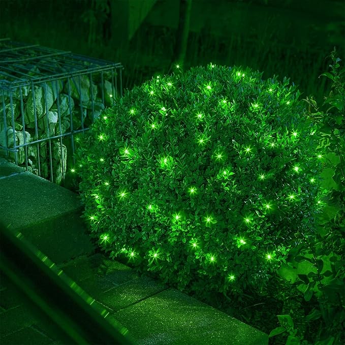 164Ft 500 LED Green St. Patrick's Day Lights, Waterproof 8 Twinkle with Memory Functions Green String Lights for | Lumora