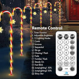 HELESIN Christmas Candy Cane Pathway Lights Outdoor 40.75in 110 LED Higher Christmas Candy Cane Lights with | Lumora