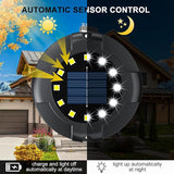Solar Pathway Lights Outdoor 12 Packs, Bright White 16 LEDs Solar Ground Lights Walkway Lights with Side Light | Lumora
