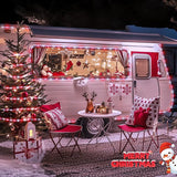 JMEXSUSS 200 LED Solar Rope Lights, 72ft IP 65 Outdoor Waterproof Christmas Lights With 8 Modes, Red and White for | Lumora