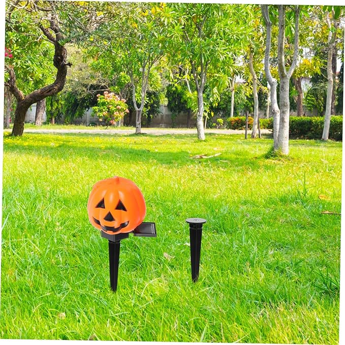 6pcs Led Ground Luminous Lamp Stakes Garden Solar Pathway Lights Outdoor Light Plastic Stake Spike Garden Edging Decorative