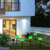 St Patricks Day Outdoor Lights - Lucky Sign Outdoor Lights Decorations, Shamrocks Stake Led Solar Lights | Yard Art | Lumora