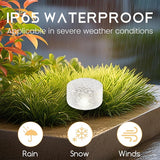 Wokyo 4 Packs Solar Ice Cube LED Light, Solar Wireless Paver Lights, 4x2.2 inch Rock Lights with 6 LED for Patio | Lumora