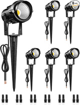 6W 700LM Low Voltage Landscape Lighting, 12V AC/DC 3000K Warm White LED Low Voltage Landscape Lights, IP65 | Lumora