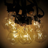 Hometown Evolution, Inc. Commercial Grade Vintage Edison Outdoor String Lights (PS50 Clear - Commercial Black Wire | Lumora