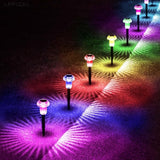 16 Pack Solar Lights Outdoor Waterproof Pathway Lights Solar Powered LED Mushroom Garden Lighting Stake for Outside | Lumora