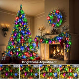 ZAIYW 66ft 100 LED C9 Christmas Lights String, Strawberry String Lights UL Plug C9 String Lights Green Wire | Lumora