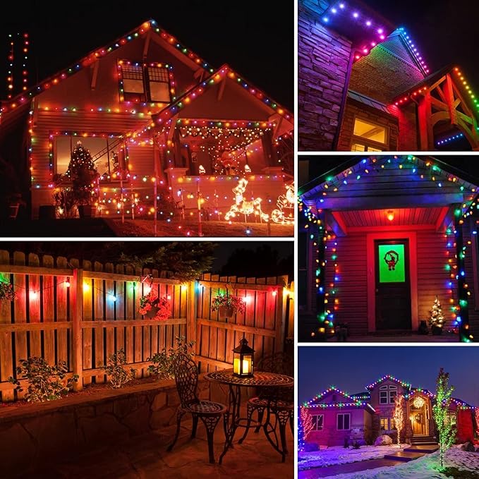 Diodesy- 36Ft Outdoor Smart WiFi String Light with S14 LED Shatterproof 18 Color Changing Bulb & 18 Hanging Socket | Lumora