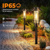 6 Pack Solar Pathway Lights Outdoor, Upgraded Bright Solar Powered Garden Light Outside, Waterproof Outdoor | Lumora