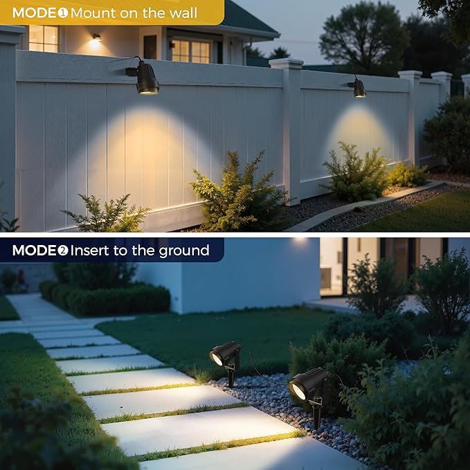 L LOHAS LED 5W Plug in Spotlight Outdoor, 3000K Warm White Landscape Lighting, IP66 Waterproof Spot Lights for | Lumora