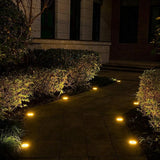 Generic 12 Pack Gardern Solar Ground Deck/Pathway/Ground Light, Black | Lumora