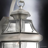 Urban Ambiance Luxury Colonial Outdoor Wall Light, Medium Size: 14" H x 8" W, with Tudor Style Elements, Versatile | Lumora