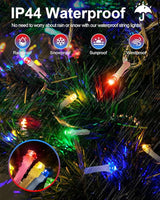 125 FT 380 LED Multicolor Christmas Lights, Extra Long Outdoor String Lights Waterproof, Timer & Memory, 8 Modes | Lumora