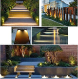Warm White Pond Lights, Outdoor 10 Ft Cord Underwater Light 12W IP68 Waterproof Garden Lights Spotlight for Lawn | Lumora