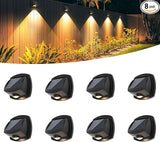 SOLPEX Solar Lights Outdoor Waterproof IP65, Solar Stair Lights Outdoor for Fence, Deck, Step, Dual Color LED 3 | Lumora