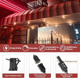 Achin 100FT Outdoor String Lights LED Dimmable Patio Lights String Waterproof with 50+3 Shatterproof Bulbs ST38 | Lumora