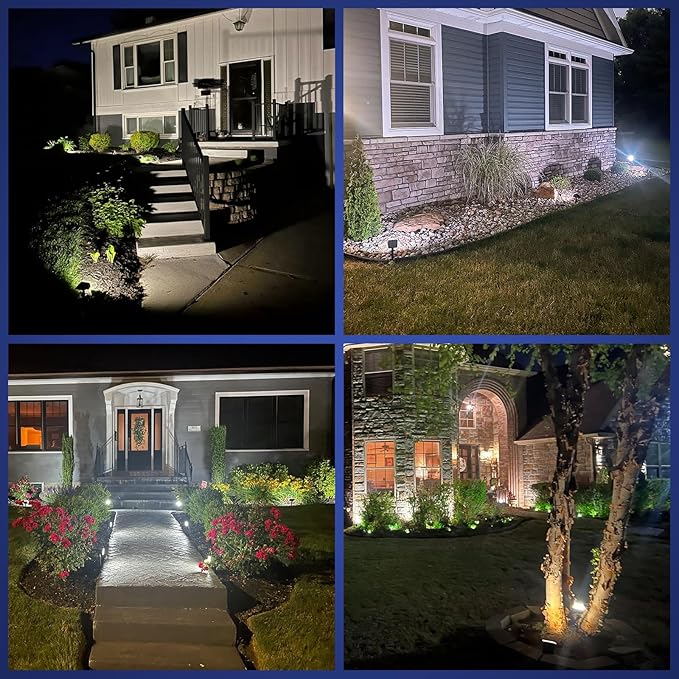 NYMPHY Solar Lights Outdoor Waterproof IP68, 56 LED 3 Lighting Modes Solar Powered Garden Yard Spot Solar Lights | Lumora