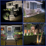 NYMPHY Solar Lights Outdoor Waterproof IP68, 56 LED 3 Lighting Modes Solar Powered Garden Yard Spot Solar Lights | Lumora