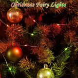 4 Pack Red and Green Christmas String Lights, Each 20FT 60 LED Fairy Lights Battery Operated with Timer, Waterproof | Lumora
