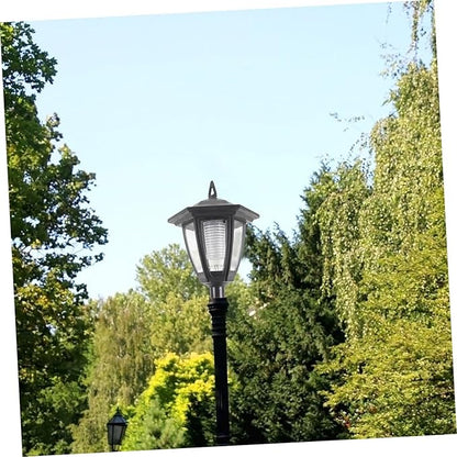 HANABASS Outdoor Solar Decorative Lanterns for Garden Yard & Patio Vintage European Style Hanging LED Landscape Lights for Lawn & Pathway Illumination
