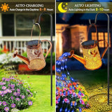 Solar Watering Can Lights, Hummingbird Gifts for Women Mom Grandma Birthday, Waterproof Outdoor Garden Decor Large | Lumora