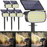 108 LED Solar Spot Lights Outdoor, Solar Lights Outdoor IP65 Waterproof, 3 Modes Solar Landscape Spotlights, Large | Lumora