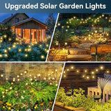 Solar Garden Lights Outdoor Waterproof, 4 Pack 32 LED Swaying Firefly Lights Outdoor Decor Light for Pathway Party | Lumora