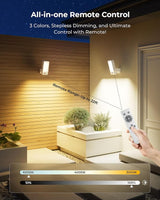 2 Pack Motion Sensor Outdoor Lights, 10000mAh Rechargeable 600 Lumen Battery Operated Outdoor Wall Lights with 3 | Lumora